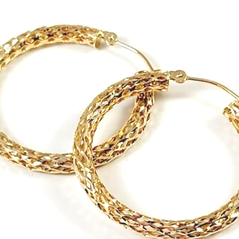 10K Gold Hoop Earrings